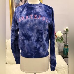 Spiritual gangster “Grateful” tie dye sweatshirt size XS